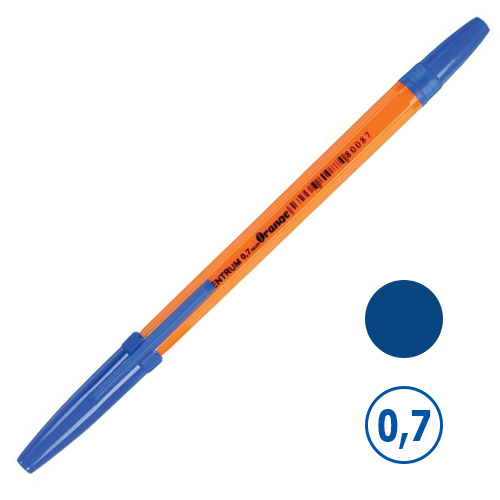 Купить Ручка шариковая Centrum "Orange", 0,7 мм, синяя, цена за штуку ...