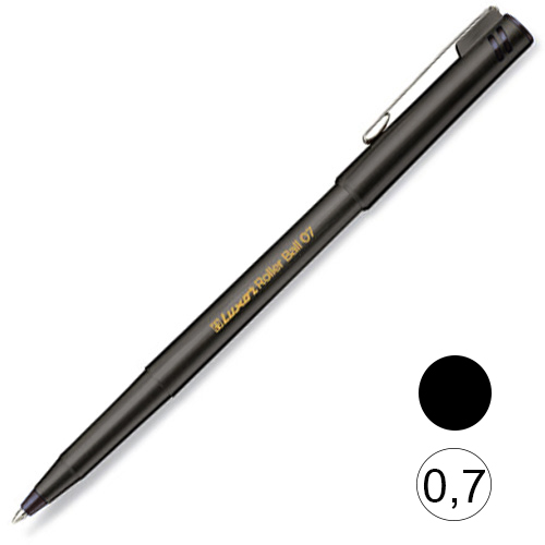 Купить Ручка шариковая Luxor Rollerball, 0,7 мм, черная, цена за штуку ...