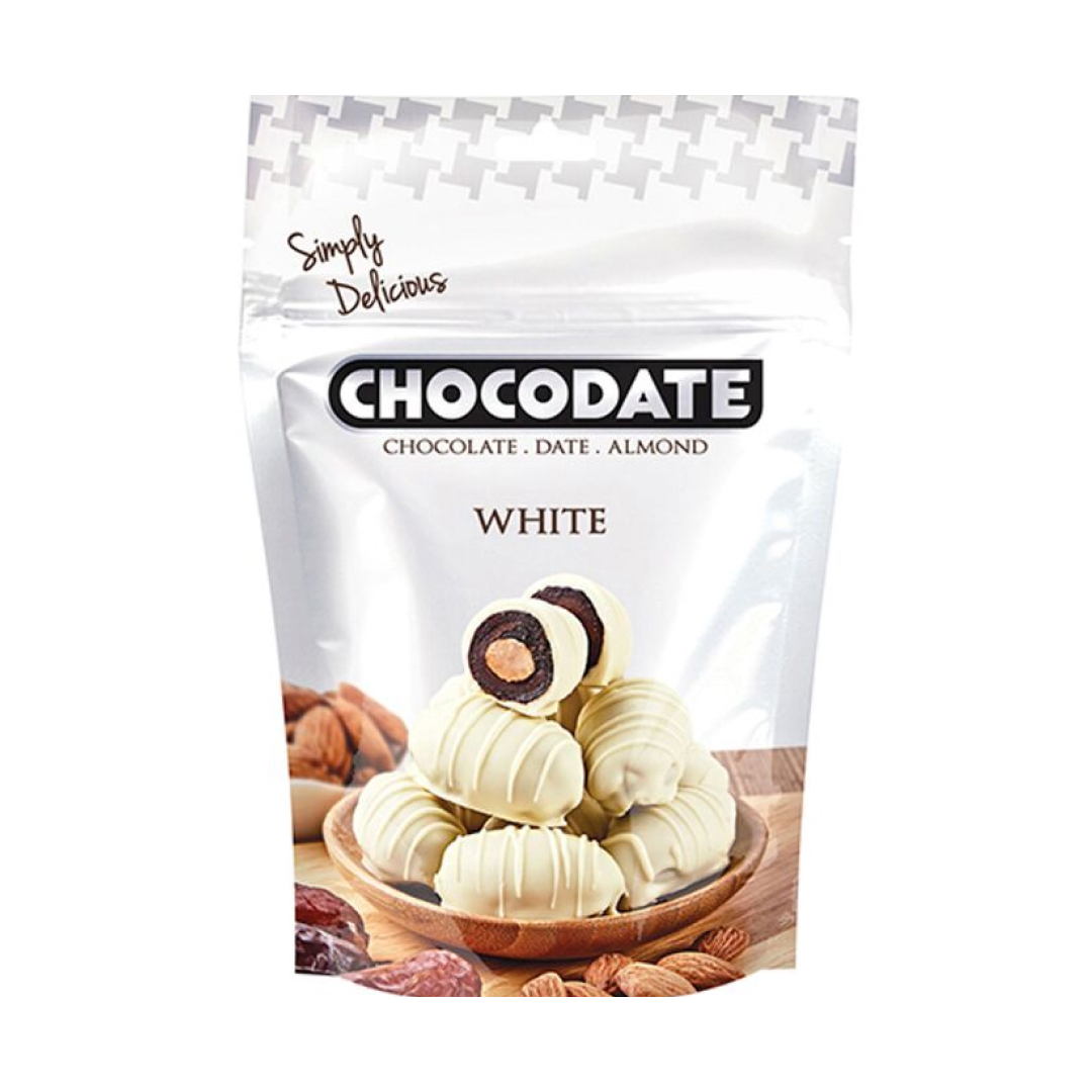 Финики в белом шоколаде Chocodate, 100 гр